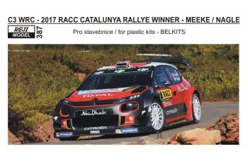 Decal – Citroën C3 WRC - 2017 RACC Catalunya winner - Meeke / Nagle 1/24